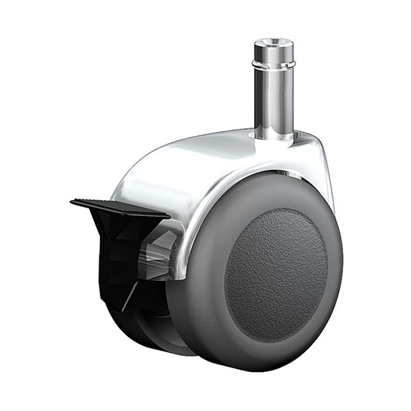 Swivel Castor With Wheel Brake Furniture Castors Series 540 ST, Wheel PU